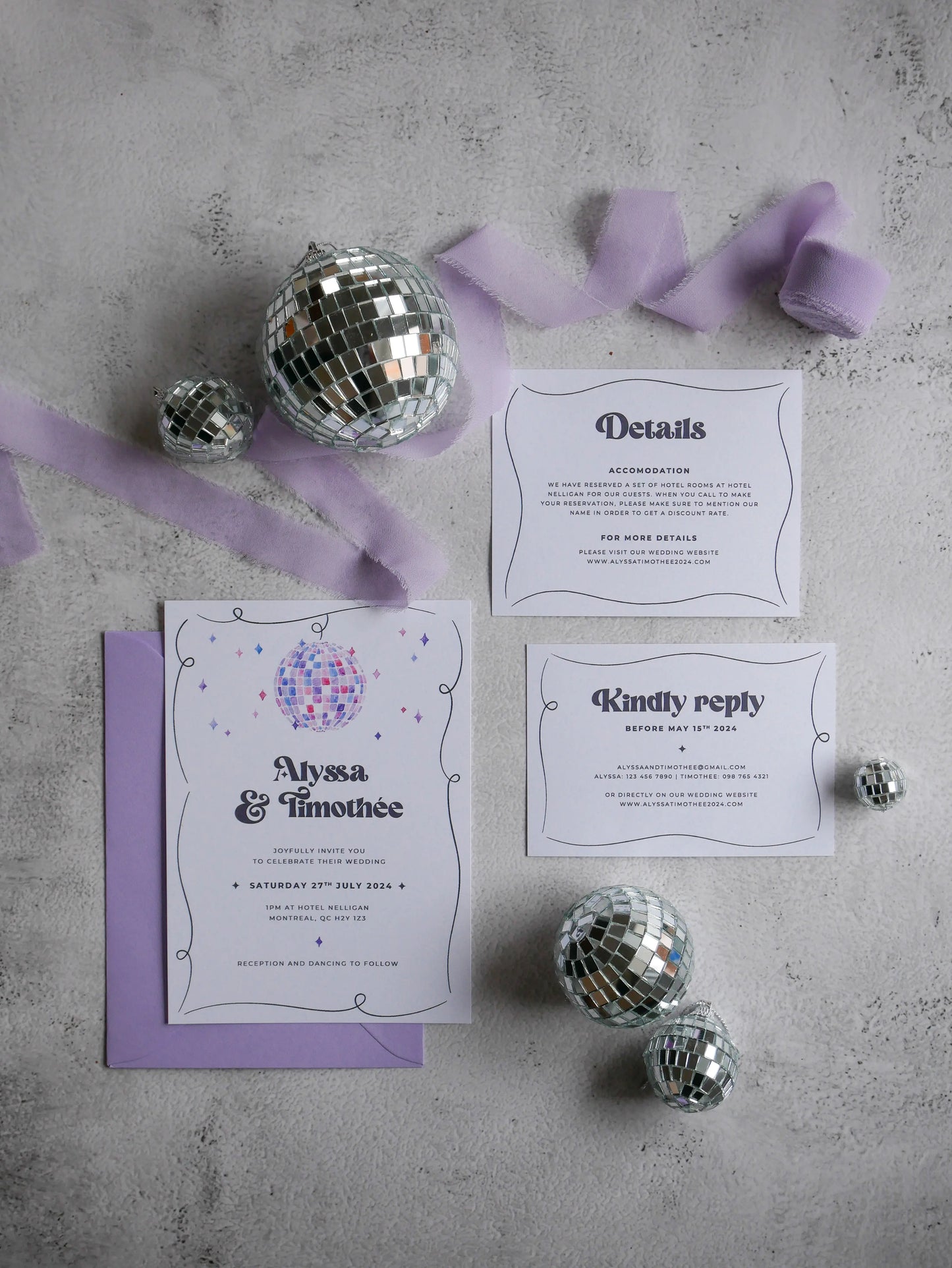 SABRINA Invitation Suite