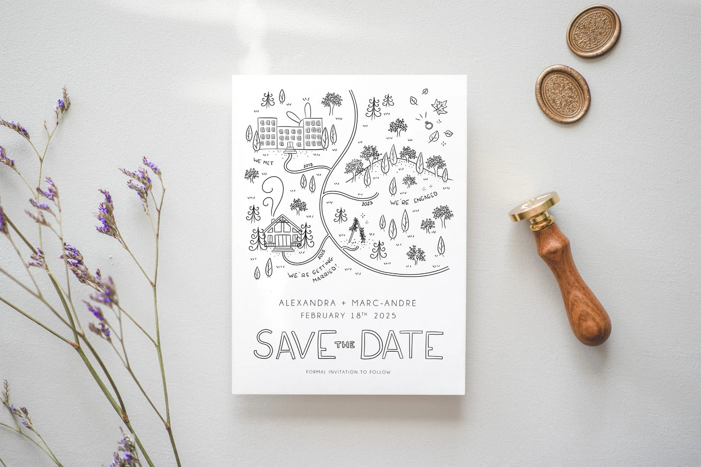 OUR STORY Save the date