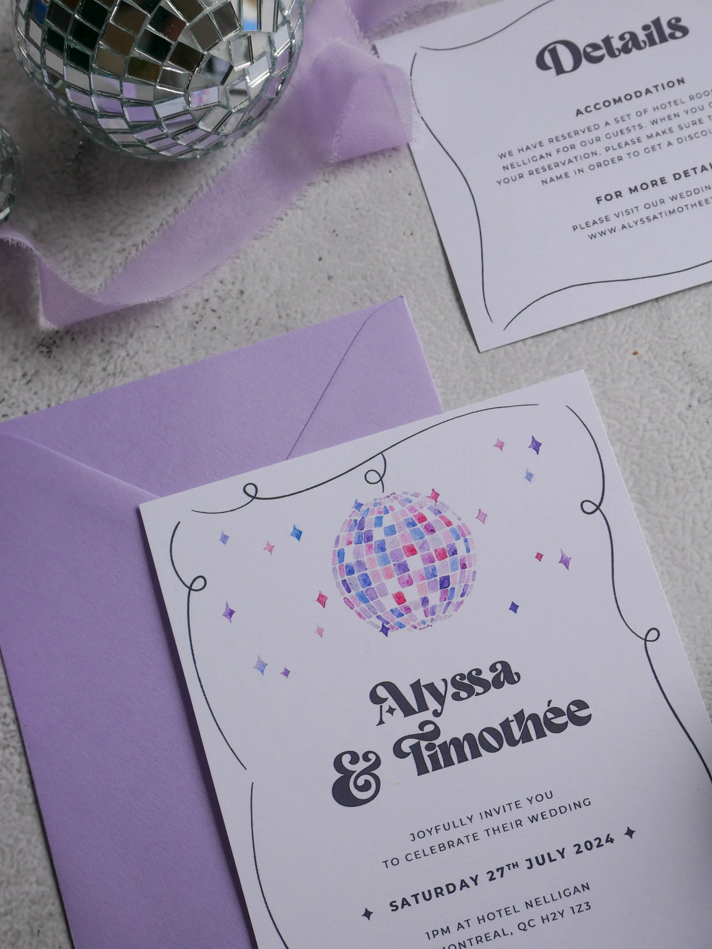 SABRINA Invitation Suite